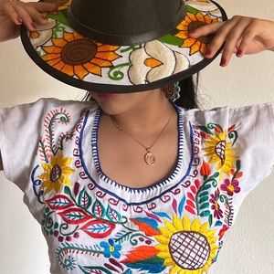 Beautiful embroidered hots.